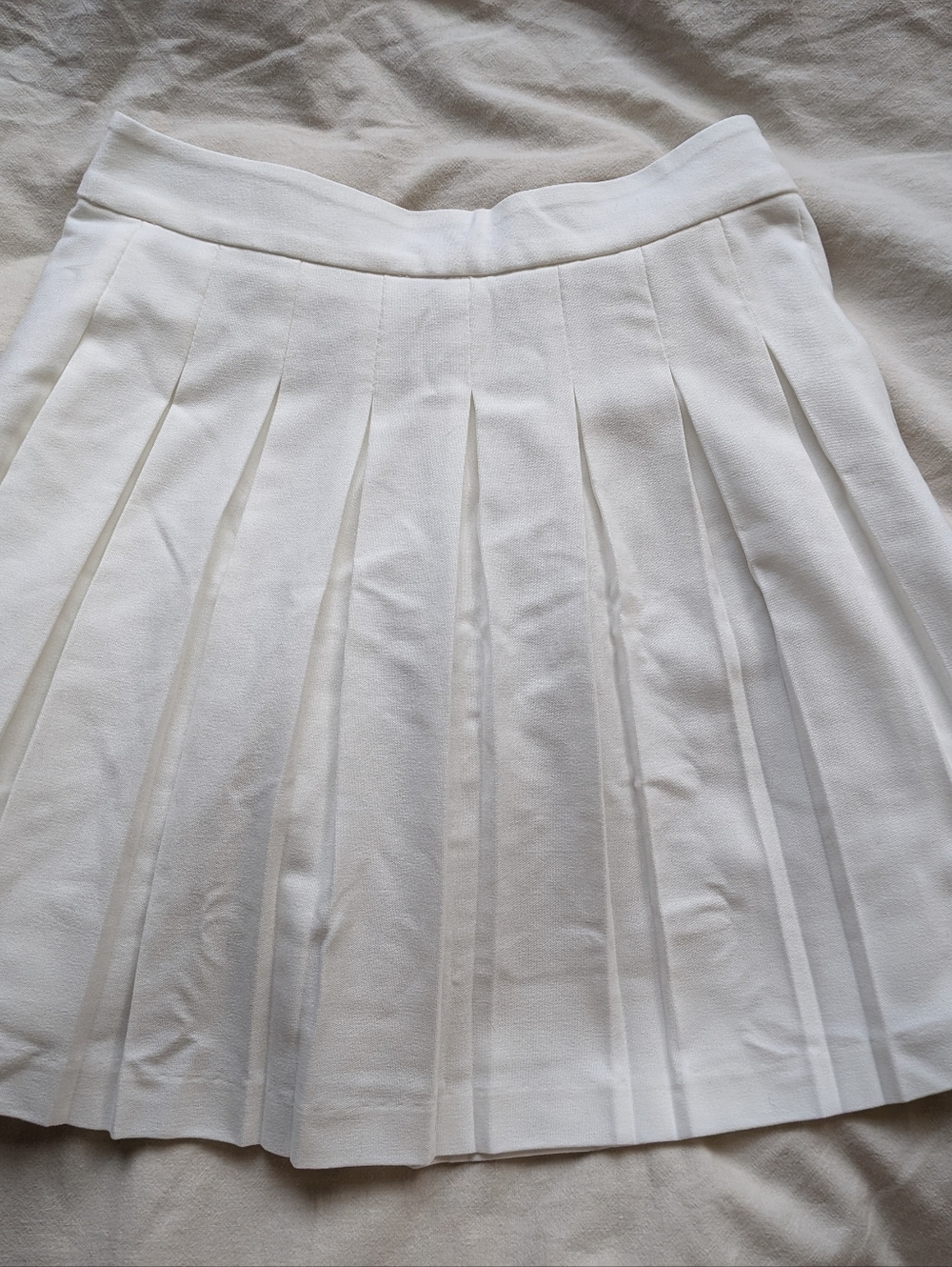 White Pleated Tennis Skirt - Women's Classic Style
